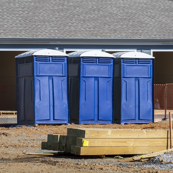 what is the cost difference between standard and deluxe porta potty rentals in Ogdensburg NY